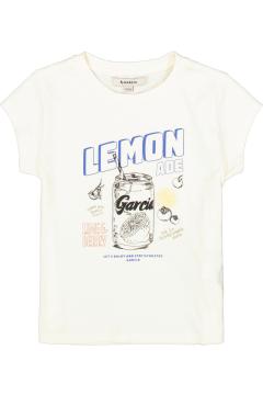 Afbeelding voor product T-shirt van het merk Garcia in het Ecru