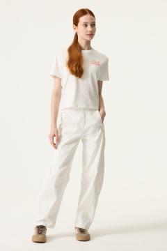 Afbeelding voor product T-shirt van het merk Garcia in het Ecru