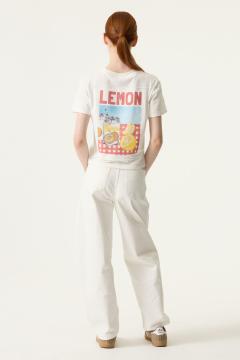 Afbeelding voor product T-shirt van het merk Garcia in het Ecru