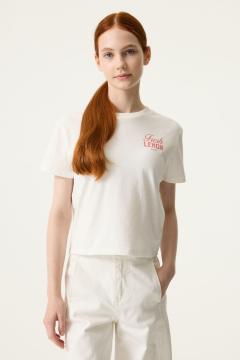 Afbeelding voor product T-shirt van het merk Garcia in het Ecru