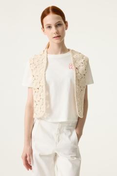 Afbeelding voor product Pull van het merk Garcia in het Ecru