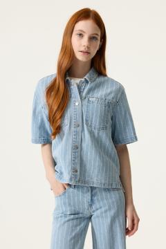 Afbeelding voor product Pull van het merk Garcia in het Jeans