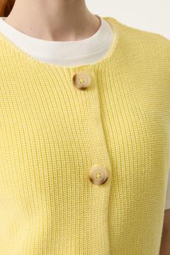Afbeelding voor product Cardigan van het merk Garcia in het Geel