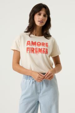 Afbeelding voor product T-shirt van het merk Garcia in het Wit