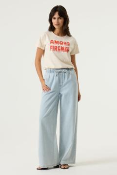 Afbeelding voor product T-shirt van het merk Garcia in het Wit
