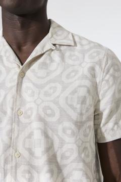 Afbeelding voor product Hemd van het merk Garcia in het Beige