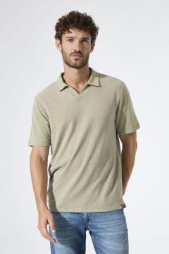 Afbeelding voor product Polo van het merk Garcia in het Beige