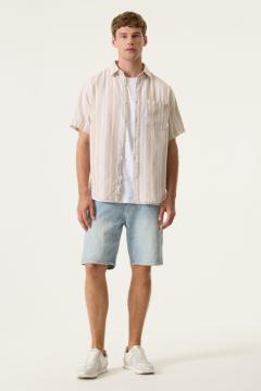Afbeelding voor product Hemd van het merk Garcia in het Beige