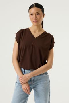 Afbeelding voor product T-shirt van het merk Garcia in het Bruin