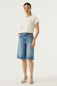 Afbeelding voor product T-shirt van het merk Garcia in het Ecru