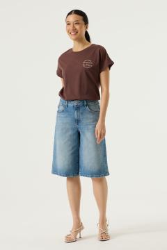 Afbeelding voor product T-shirt van het merk Garcia in het Bruin