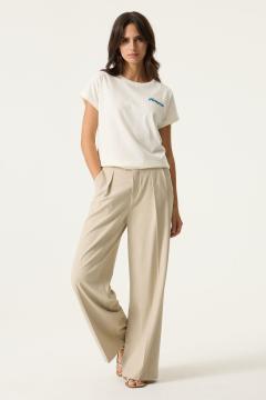 Afbeelding voor product T-shirt van het merk Garcia in het Ecru