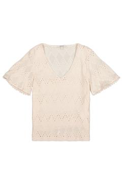Afbeelding voor product T-shirt van het merk Garcia in het Ecru