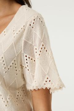 Afbeelding voor product T-shirt van het merk Garcia in het Ecru