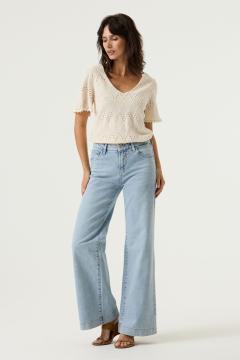 Afbeelding voor product T-shirt van het merk Garcia in het Ecru