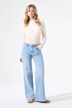 Afbeelding voor product T-shirt van het merk Garcia in het Ecru