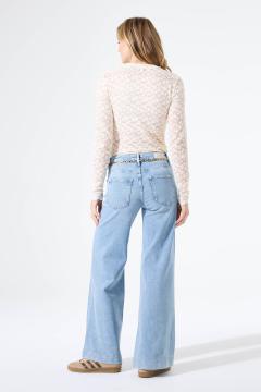 Afbeelding voor product T-shirt van het merk Garcia in het Ecru