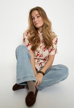 Afbeelding voor product Bloes van het merk Peppercorn in het Oranje