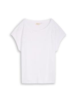 Afbeelding voor product T-shirt van het merk Tom Tailor in het Wit