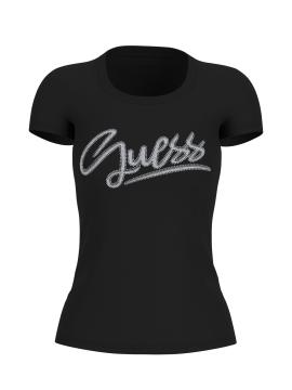 Afbeelding voor product T-shirt van het merk Guess in het Zwart