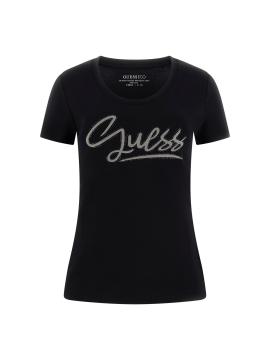 Afbeelding voor product T-shirt van het merk Guess in het Zwart