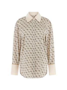 Afbeelding voor product Bloes van het merk Guess in het Beige