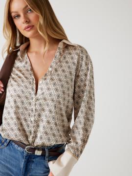 Afbeelding voor product Bloes van het merk Guess in het Beige