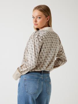 Afbeelding voor product Bloes van het merk Guess in het Beige