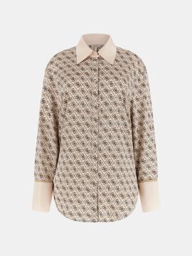 Afbeelding voor product Bloes van het merk Guess in het Beige