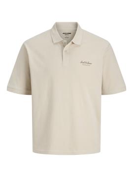 Afbeelding voor product Polo van het merk Jack & Jones in het Ecru