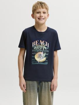 Afbeelding voor product T-shirt van het merk Jack & Jones Junior in het Marine