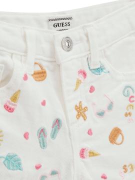 Afbeelding voor product Short van het merk Guess in het Wit