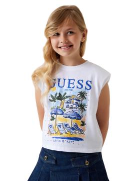 Afbeelding voor product T-shirt van het merk Guess in het Wit