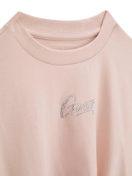 Afbeelding voor product T-shirt van het merk Guess in het Roze