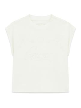 Afbeelding voor product T-shirt van het merk Guess in het Ecru