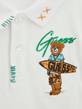Afbeelding voor product Polo van het merk Guess in het Wit