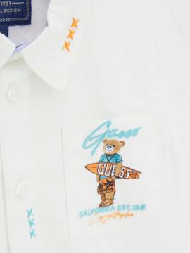 Afbeelding voor product Hemd van het merk Guess in het Wit