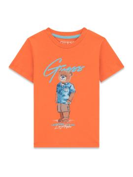 Afbeelding voor product T-shirt van het merk Guess in het Oranje