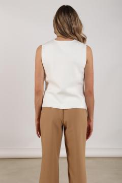 Afbeelding voor product Gilet van het merk Nukus in het Wit