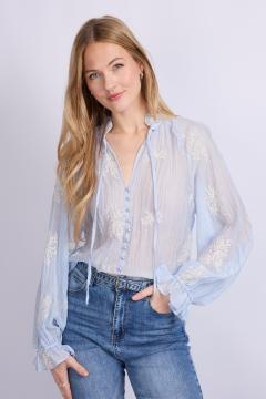 Afbeelding voor product Bloes van het merk C&s The Label in het Blauw