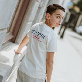 Afbeelding voor product T-shirt van het merk No Way Monday in het Ecru