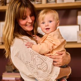 Afbeelding voor product Sweater van het merk Dirkje in het Oranje