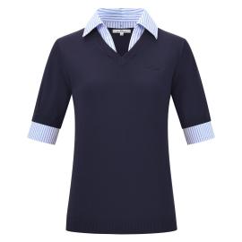 Afbeelding voor product Pull van het merk Hv Polo in het Marine