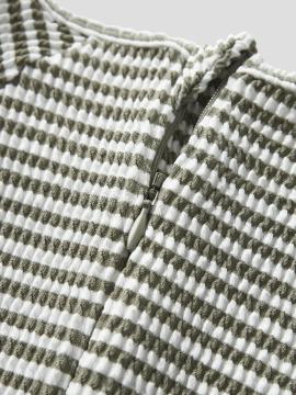 Afbeelding voor product T-shirt van het merk Lil' Atelier in het Kaki