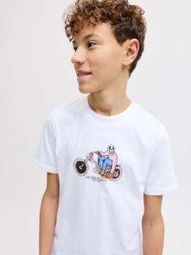 Afbeelding voor product T-shirt van het merk Jack & Jones Junior in het Wit