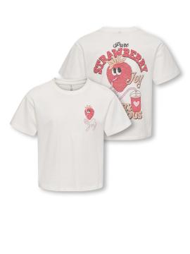 Afbeelding voor product T-shirt van het merk Kids Only in het Ecru
