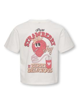 Afbeelding voor product T-shirt van het merk Kids Only in het Ecru