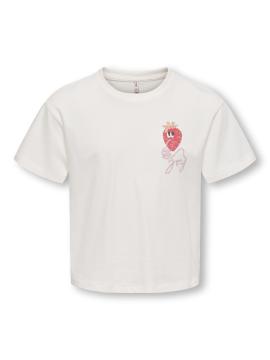 Afbeelding voor product T-shirt van het merk Kids Only in het Ecru