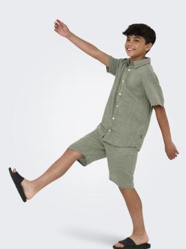 Afbeelding voor product T-shirt van het merk Only & Sons Junior  in het Kaki