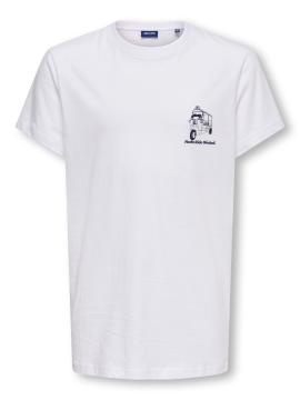 Afbeelding voor product T-shirt van het merk Only & Sons Junior  in het Wit